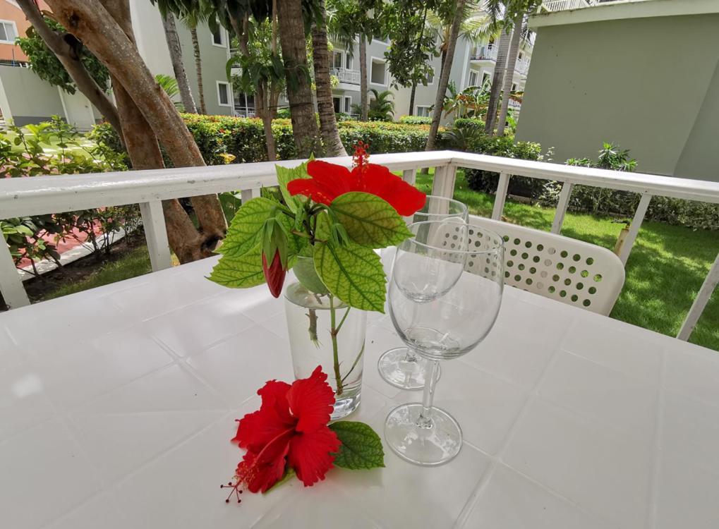 Caribbean Studios Tropicana With Pool - Playa Los Corales 蓬塔卡纳 外观 照片