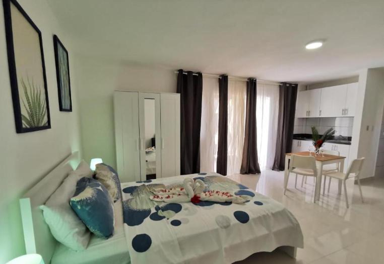 Caribbean Studios Tropicana With Pool - Playa Los Corales 蓬塔卡纳 外观 照片